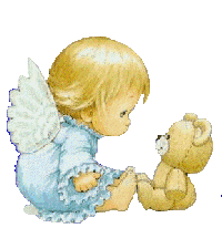 Angel w/teddy