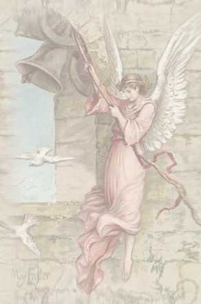 Angel ringing bell